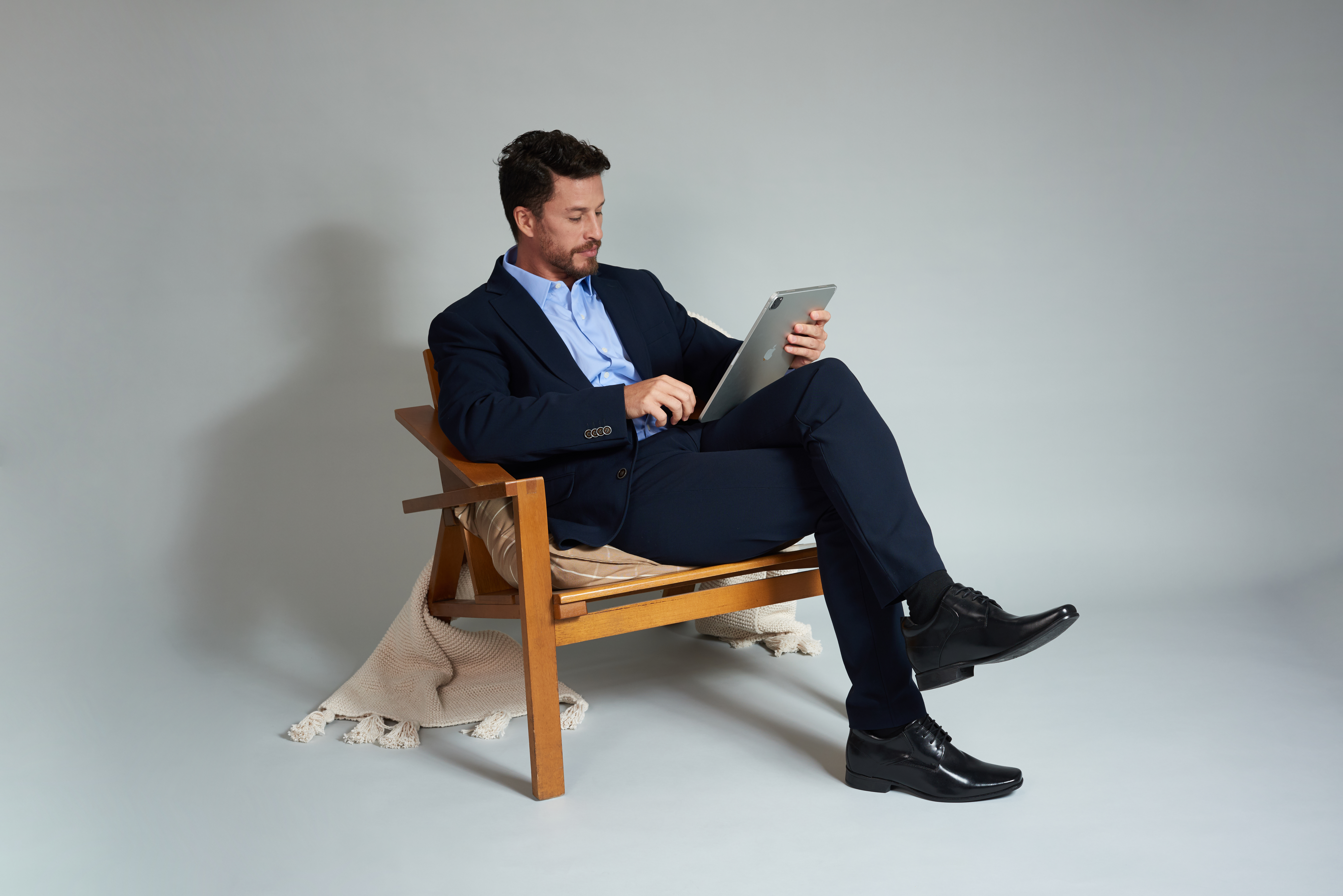 Business professional with Velzani shoes